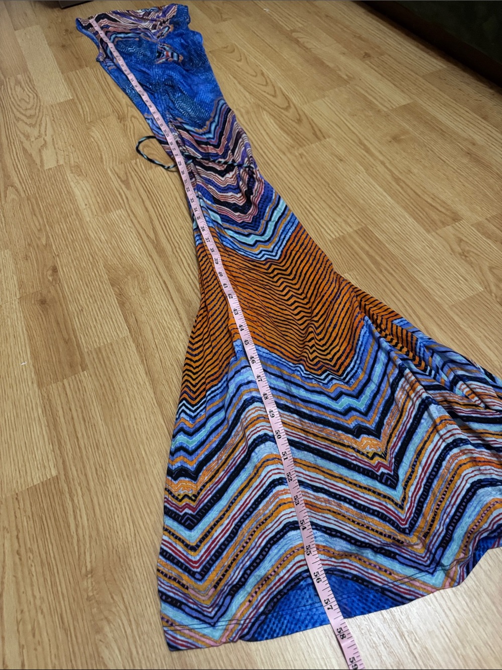 Ulla Johnson Natalia Ruched Lyocell Maxi Dress – Neptune Print – Size P - Picture 13 of 13